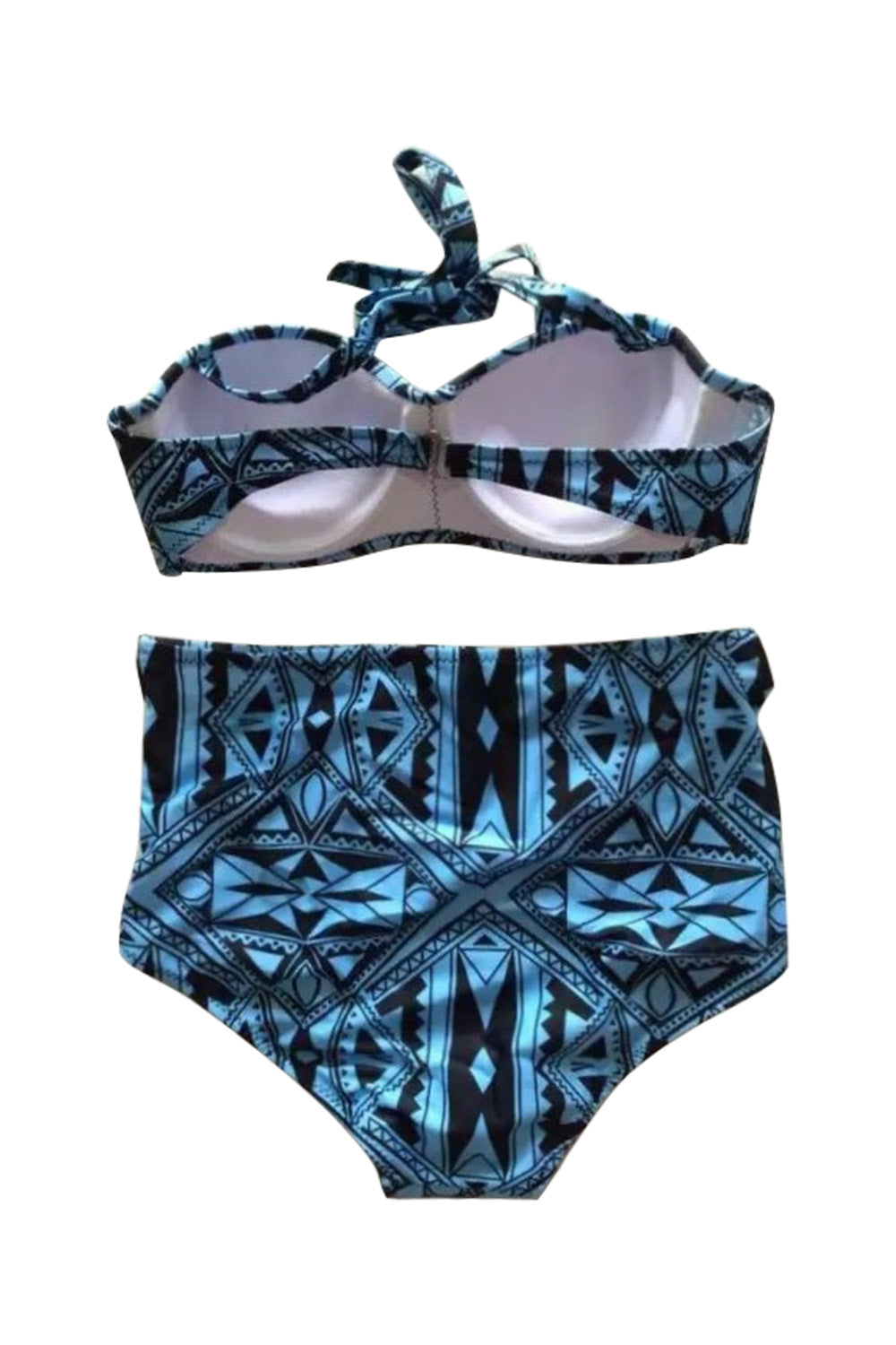 Iyasson Drizzle Bohemia Print With High-waisted fit Bikini Set