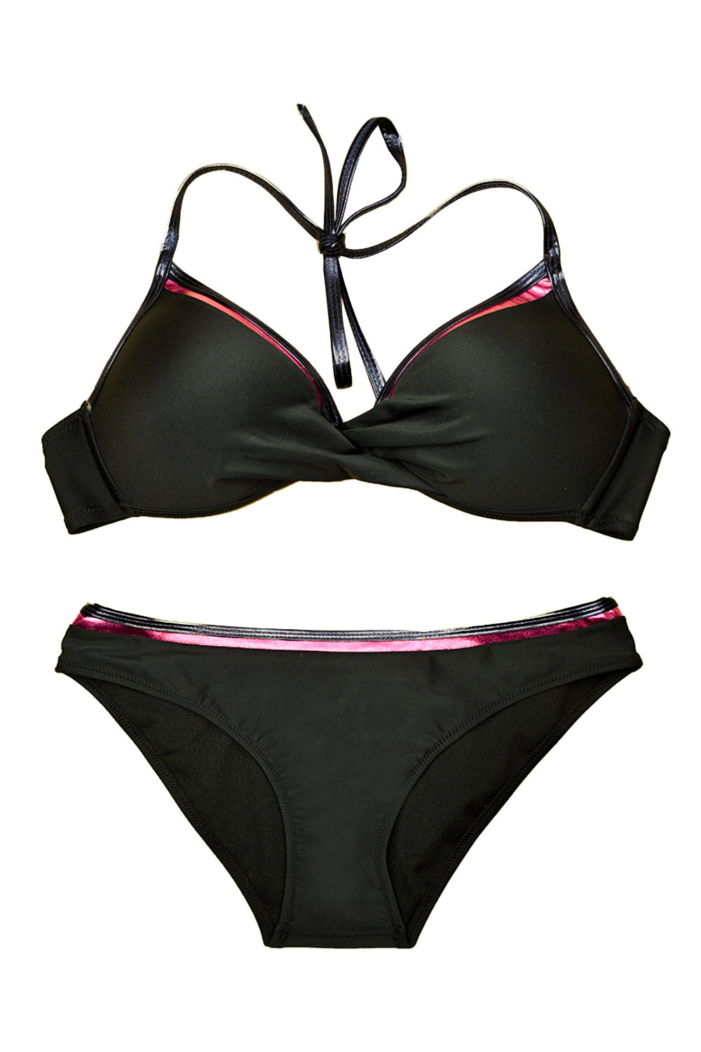 Iyasson Womens Low Rise Two Pieces Padded Bikini Set