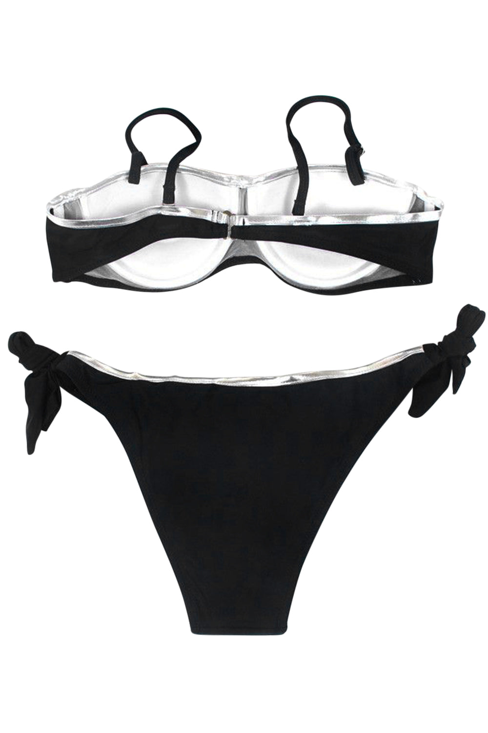 Iyasson Womens Low Rise Two Pieces Padded Bikini Set