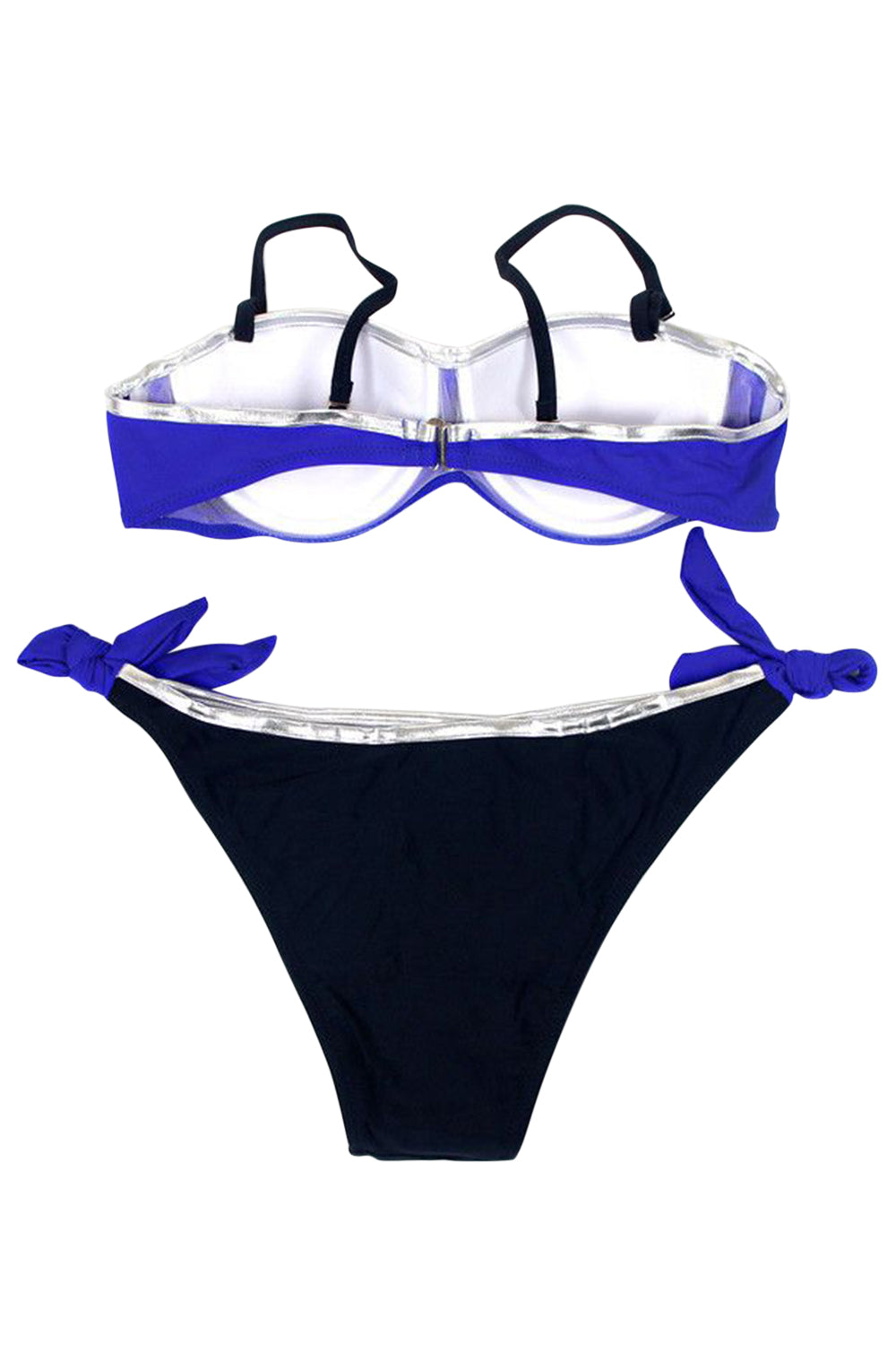 Iyasson Womens Low Rise Two Pieces Padded Bikini Set