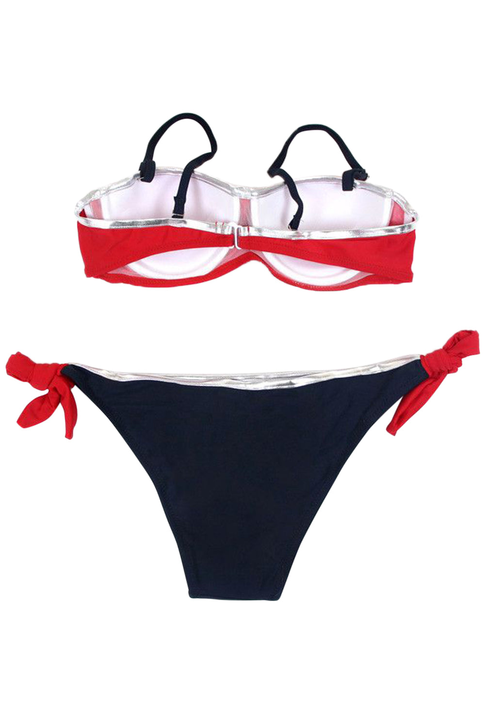 Iyasson Womens Low Rise Two Pieces Padded Bikini Set