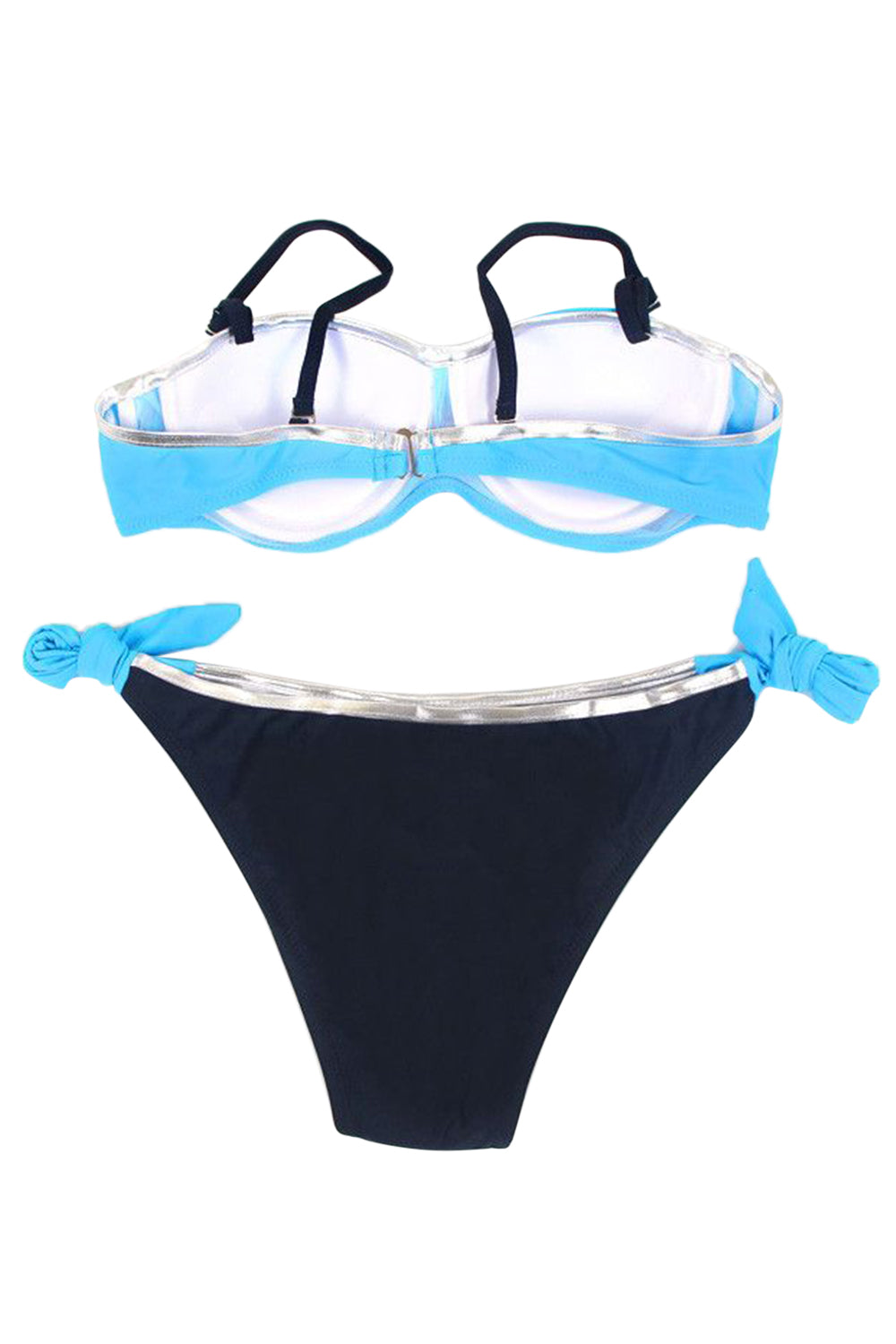 Iyasson Womens Low Rise Two Pieces Padded Bikini Set