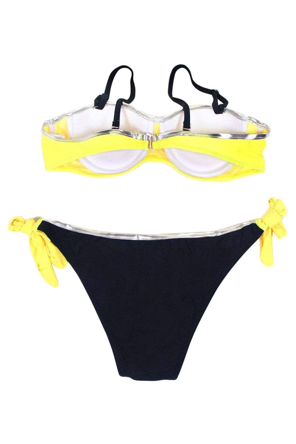 Iyasson Womens Low Rise Two Pieces Padded Bikini Set