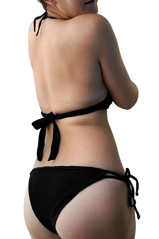 Iyasson Womens Low Rise Padded Bikini Set