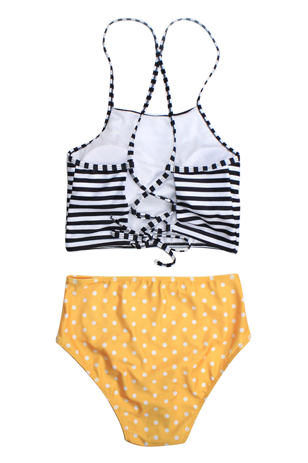 Iyasson Summer Beach Vintage Halter Bikini Set