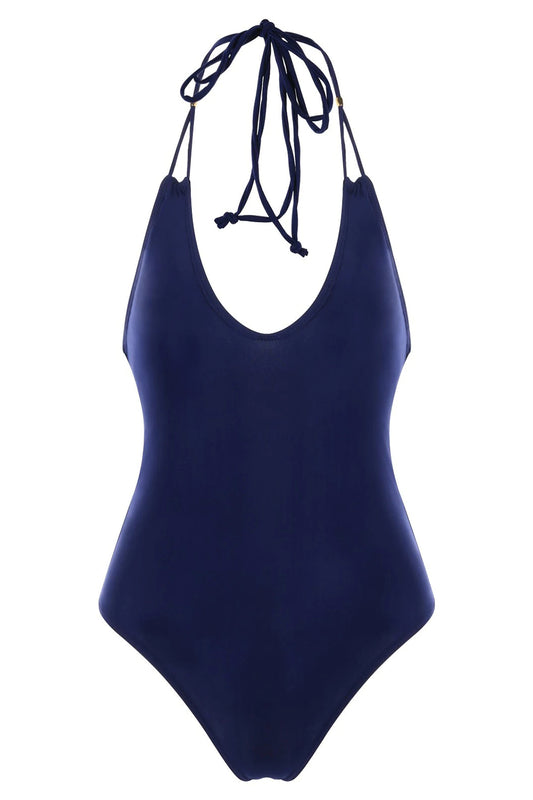 Halter Backless One Piece Swimwear