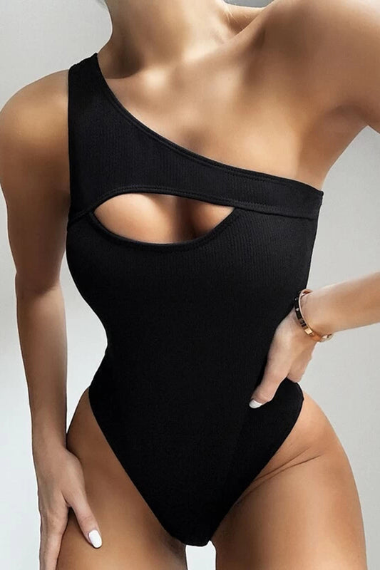 One Shoulder One Piece Swimsuit