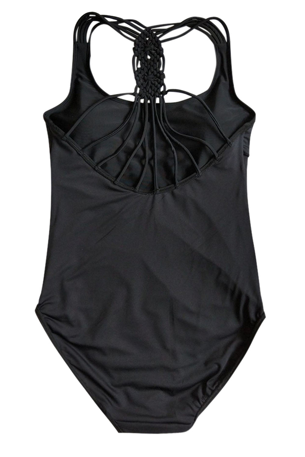 Iyasson Womens 3D Tiger Pattern Print Black One-piece Swimsuit