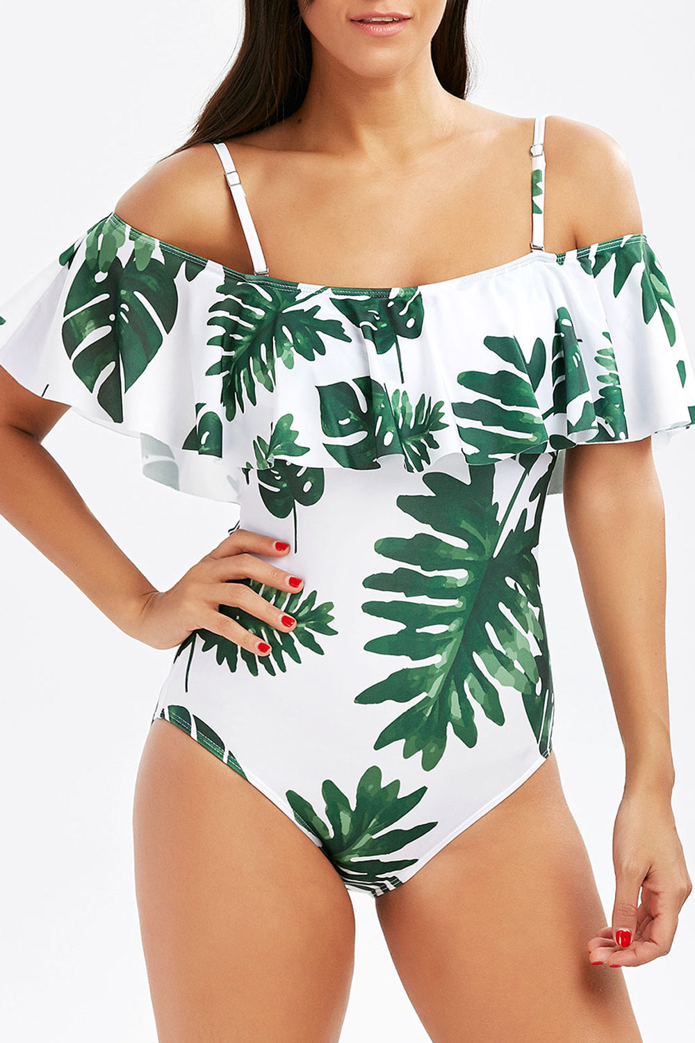 Iyasson Tropical Forest Fabala One-piece Swimsuit