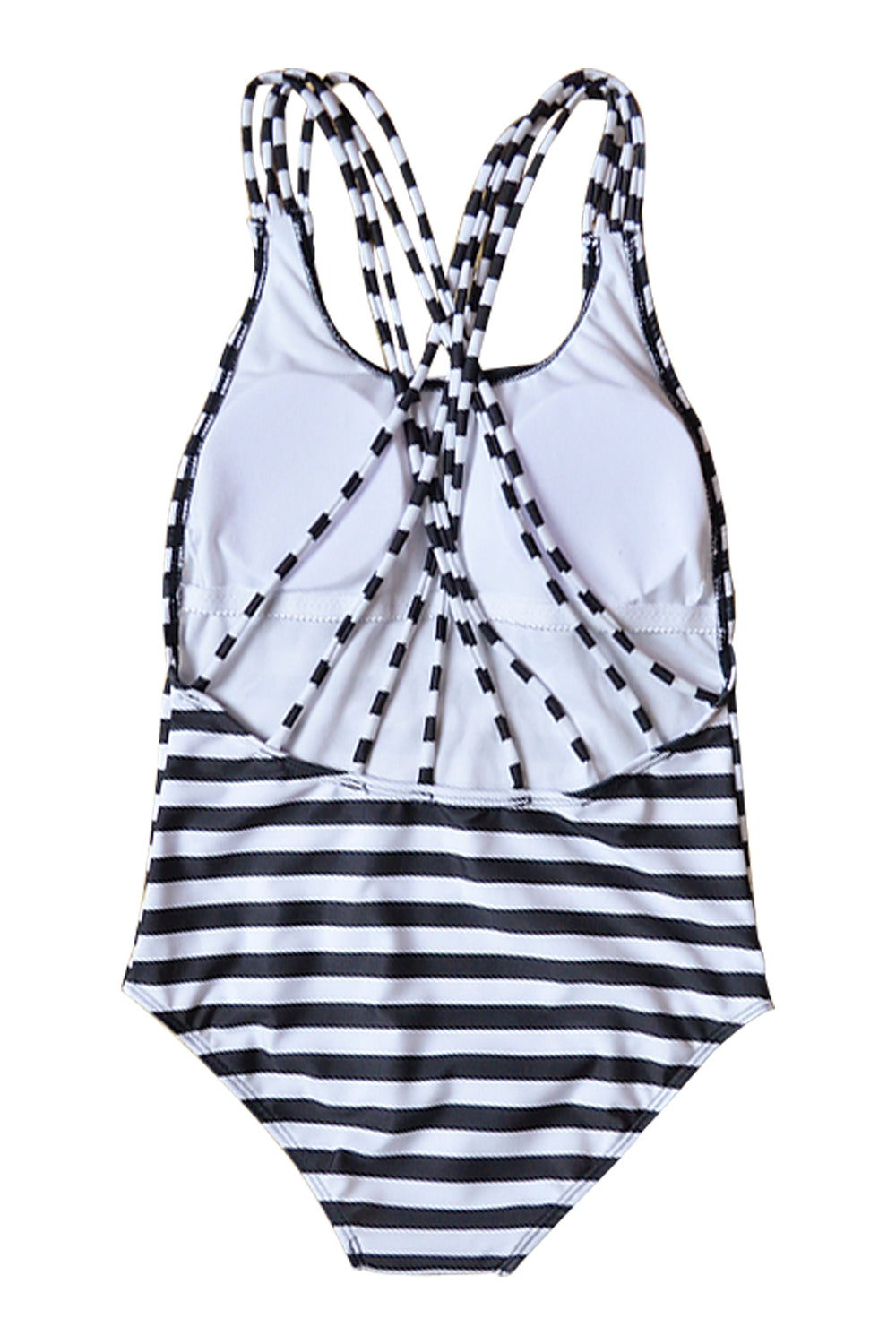 Iyasson Destiny Cross At Back Strappy One-piece Swimsuit