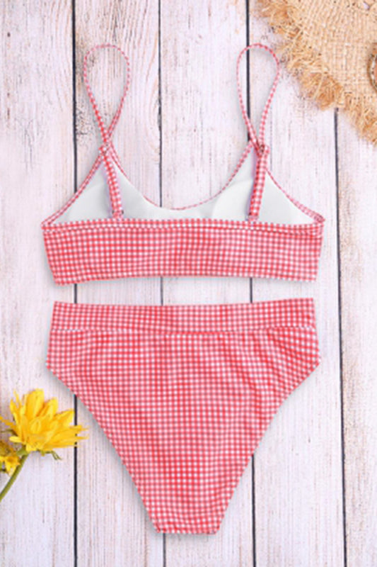 Padded Women Bikini Set 2 Piece High Waist Swimsuit