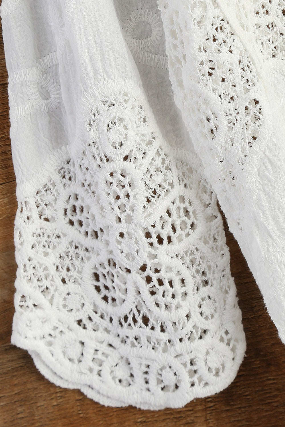 Crochet Panel Beach Cover-Up