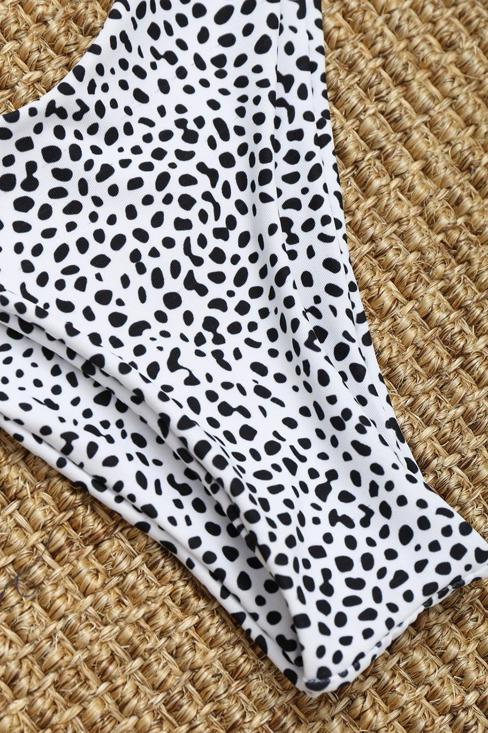 Leopard Print Thong Bandeau Bikini