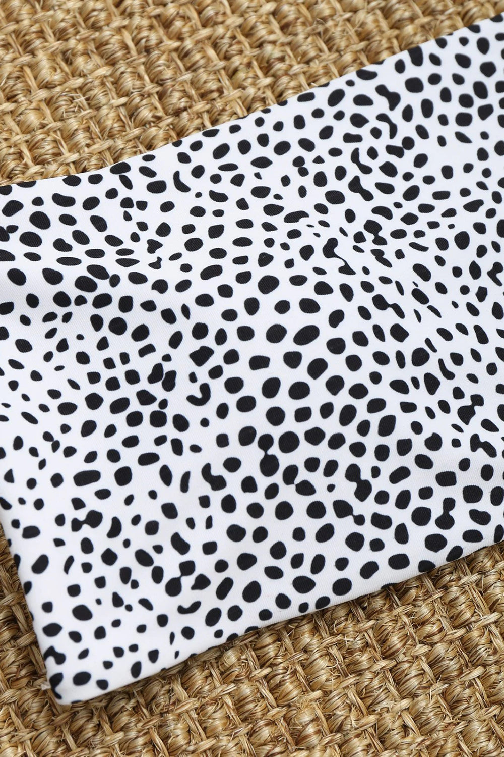 Leopard Print Thong Bandeau Bikini