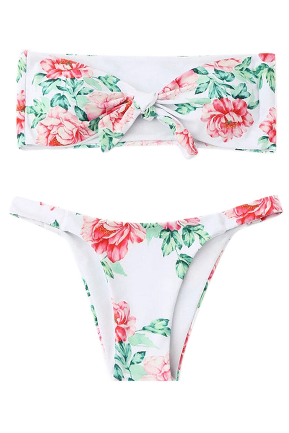 Iyasson Charming Floral printing Bikini Set