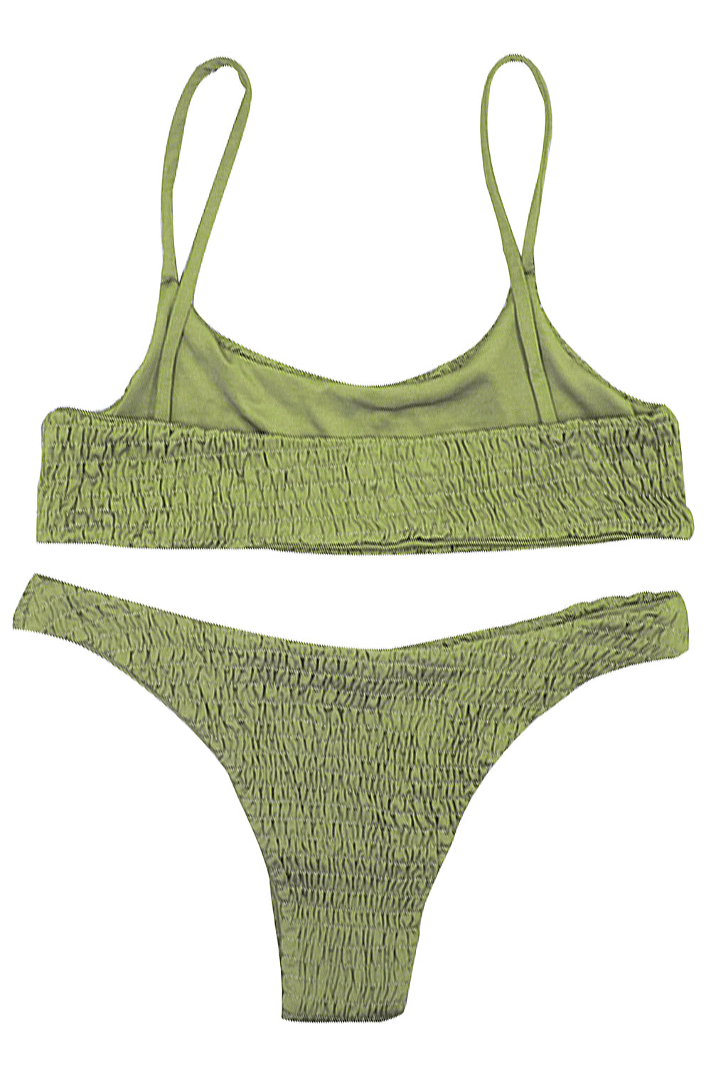 Iyasson Sexy Textured fabric Bikini Set