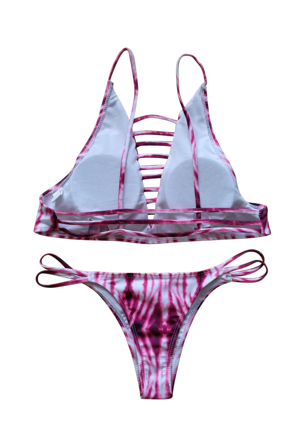 Iyasson Purple Pattern Bikini Set