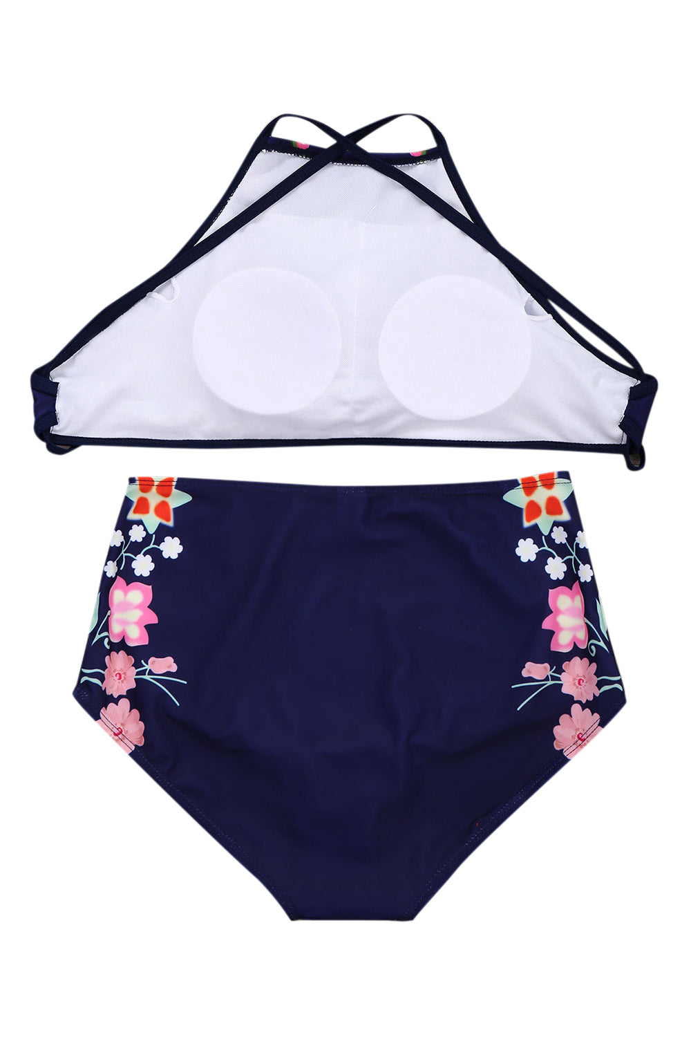 Iyasson  Floral Printing Tank Bikini Set