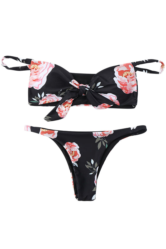 Iyasson  Summer Floral Bikini Set
