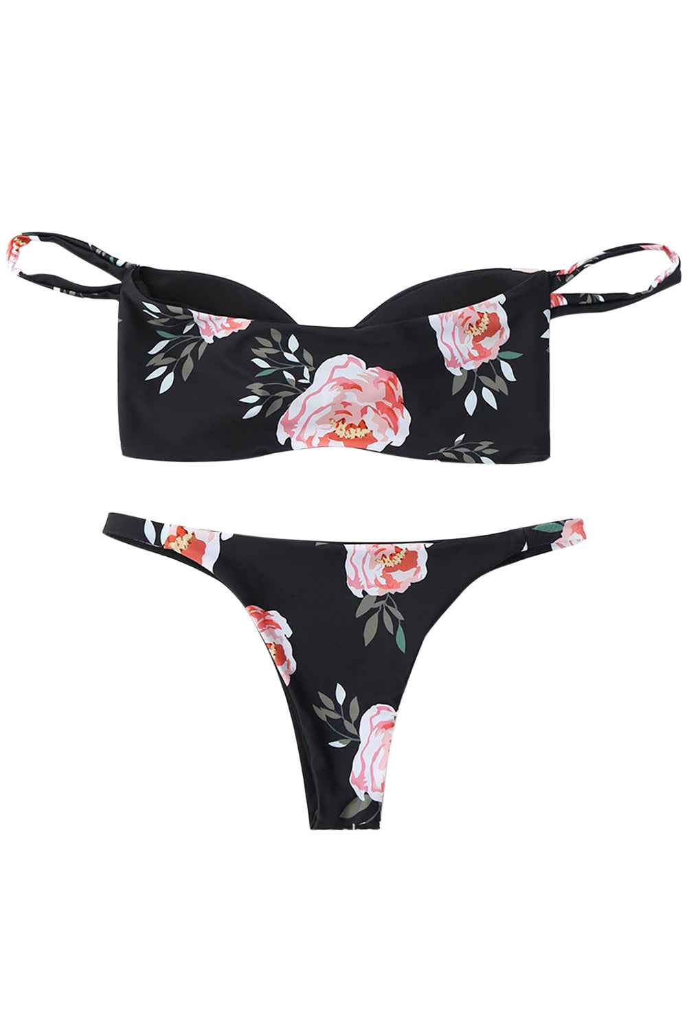 Iyasson  Summer Floral Bikini Set