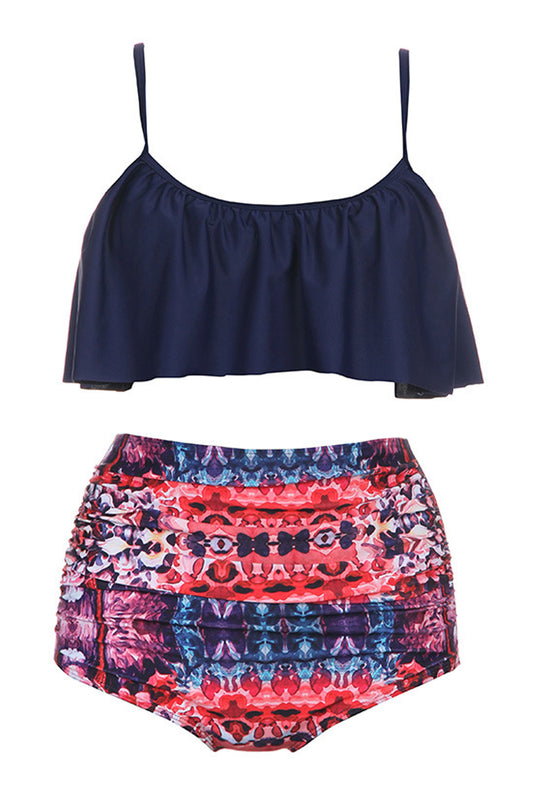 Iyasson Sexy Falbala Bikini Set