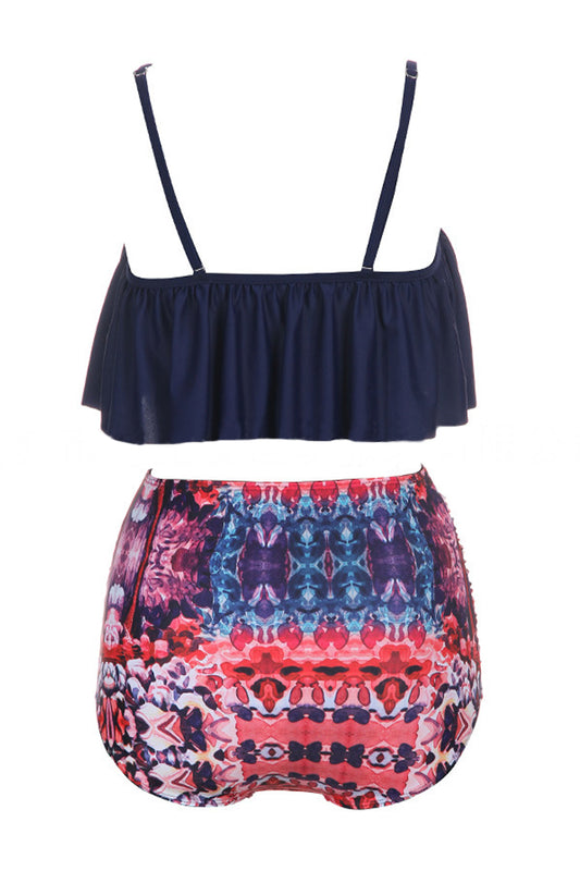 Iyasson Sexy Falbala Bikini Set