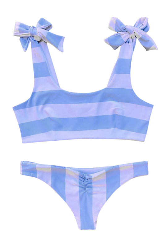 Iyasson Stripe Season Tank Bikini Set